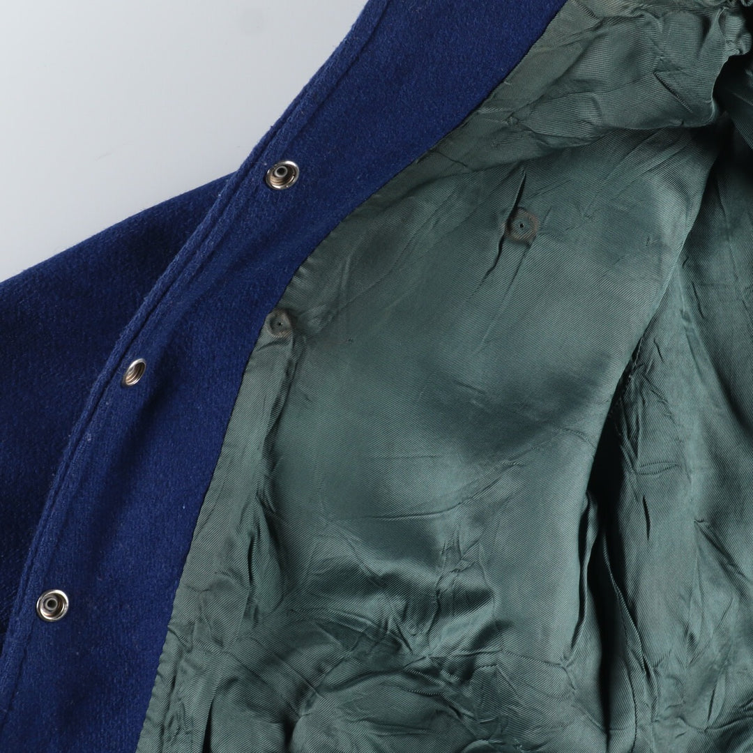 80'S sailor collar wool varsity jacket, award jacket, vintage varsity jacket [Elle] /evb004200
