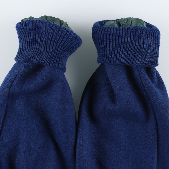 80'S sailor collar wool varsity jacket, award jacket, vintage varsity jacket [Elle] /evb004200