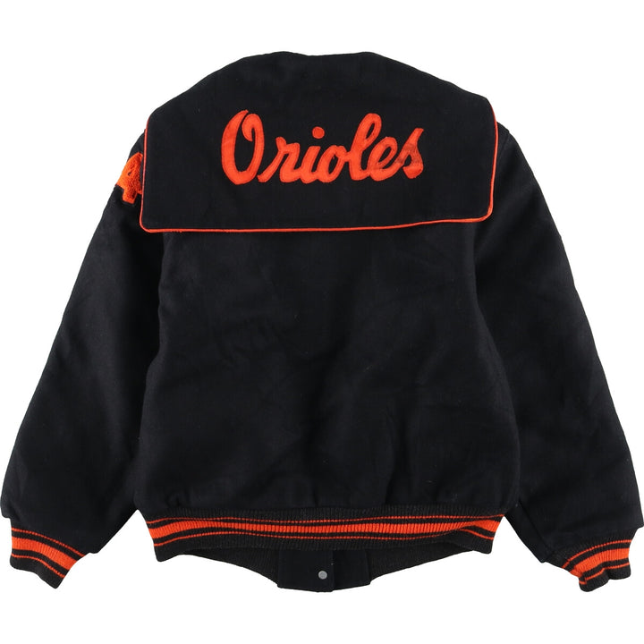 80'S general sports sailor collar wool varsity jacket women's M vintage /evb004201