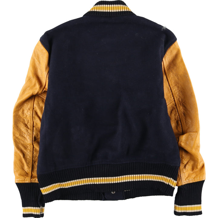 60s~70'S UNKNOWN Wool Stadium Jacket Award Jacket Varsity Jacket Men's L Vintage /evb004213