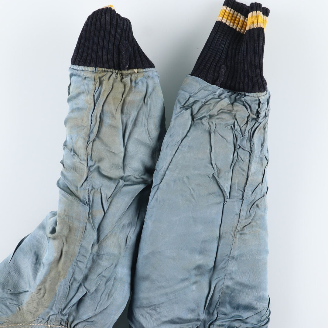 60s~70'S UNKNOWN Wool Stadium Jacket Award Jacket Varsity Jacket Men's L Vintage /evb004213