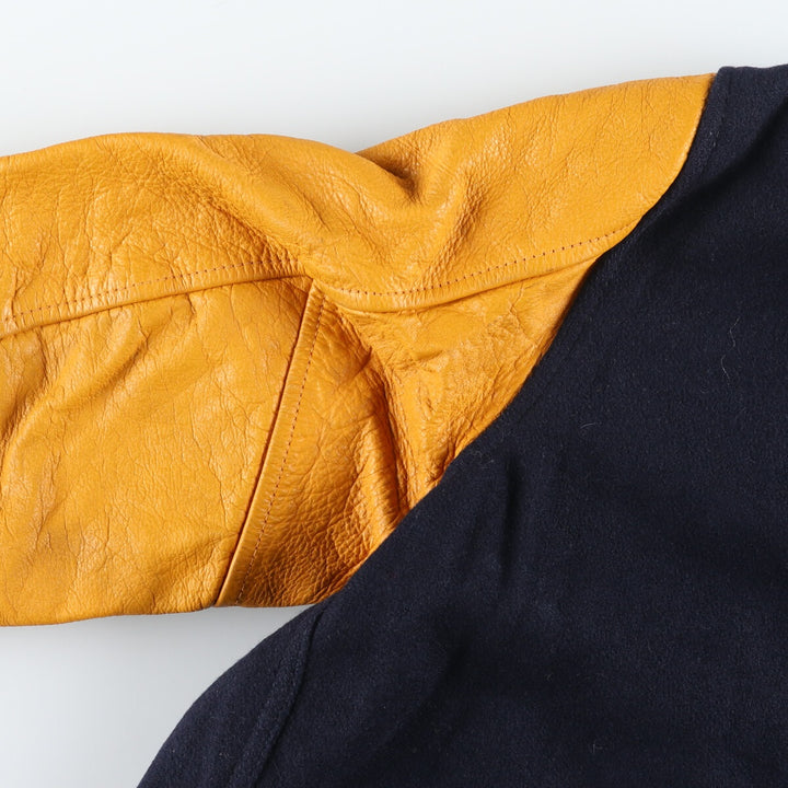 60s~70'S UNKNOWN Wool Stadium Jacket Award Jacket Varsity Jacket Men's L Vintage /evb004213