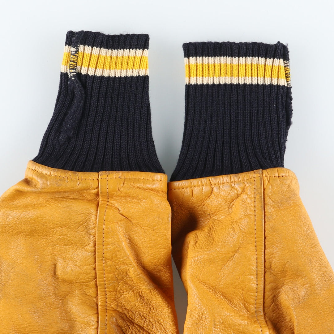 60s~70'S UNKNOWN Wool Stadium Jacket Award Jacket Varsity Jacket Men's L Vintage /evb004213