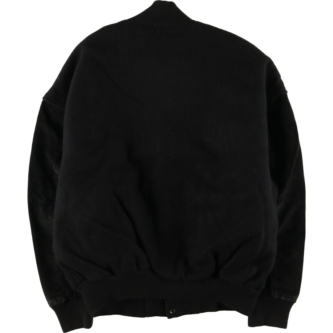 BONWITT Leather Sleeve Wool Varsity Jacket Award Jacket Varsity Jacket Made in Canada Men's XL /evb004215