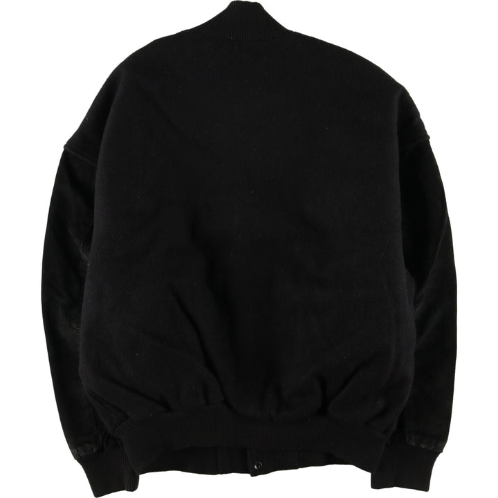 BONWITT Leather Sleeve Wool Varsity Jacket Award Jacket Varsity Jacket Made in Canada Men's XL /evb004215