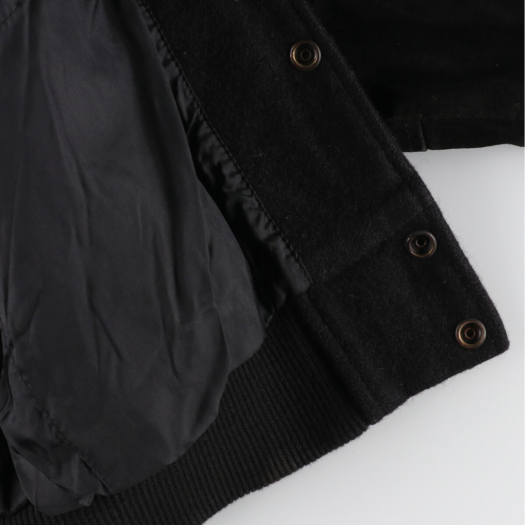 BONWITT Leather Sleeve Wool Varsity Jacket Award Jacket Varsity Jacket Made in Canada Men's XL /evb004215