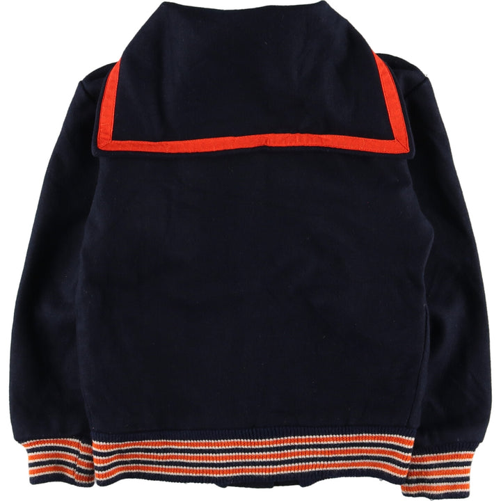 70s~80'S THE STANDARD PENNANT CO Sailor collar wool varsity jacket Women's M Vintage /evb004236