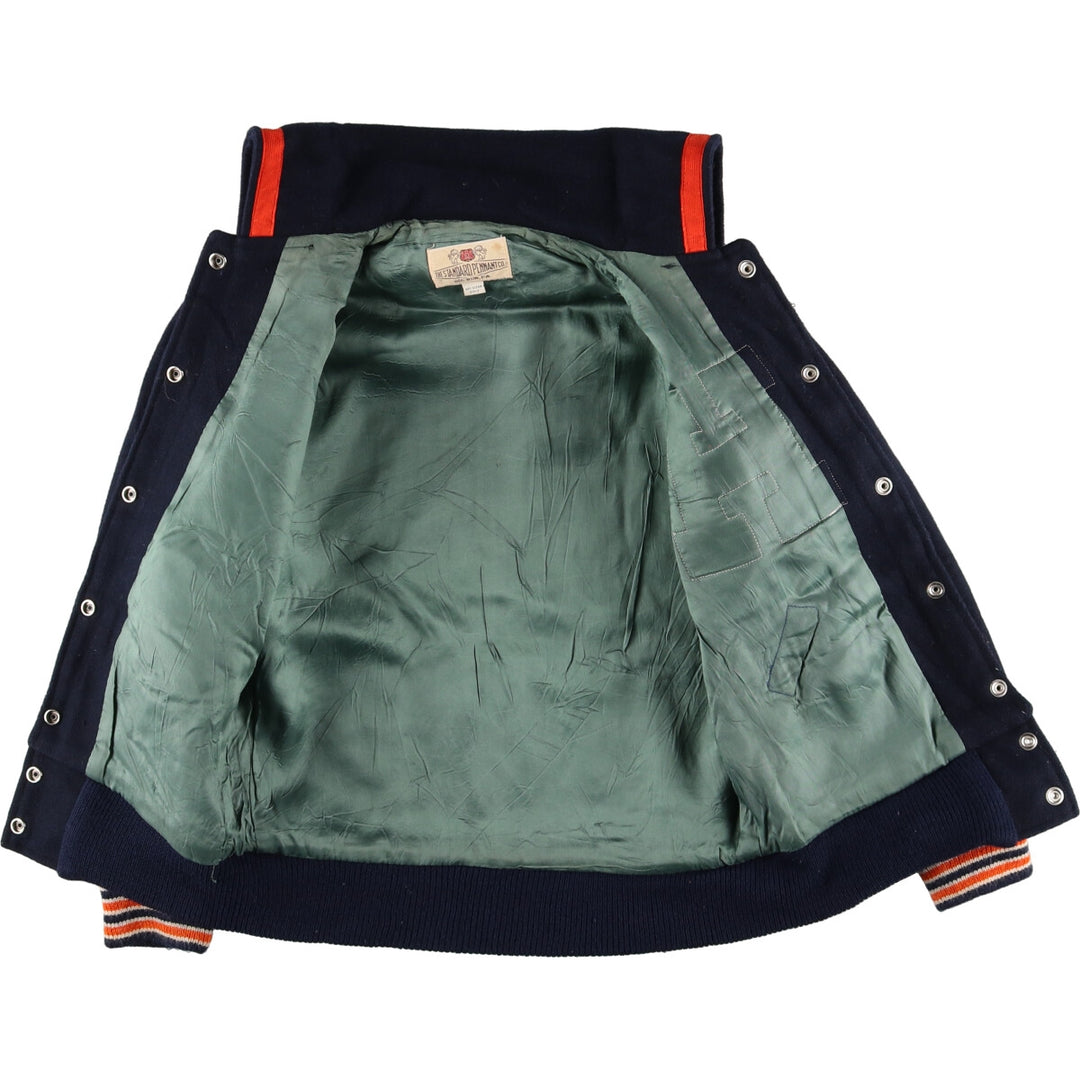 70s~80'S THE STANDARD PENNANT CO Sailor collar wool varsity jacket Women's M Vintage /evb004236