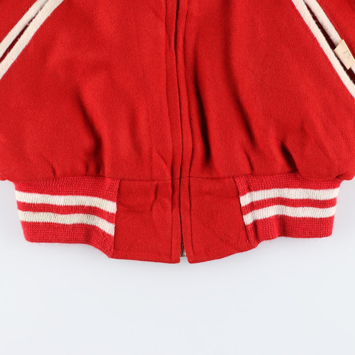 70'S UNION EMBLEM Collared Wool Stadium Jacket Award Jacket Varsity Jacket Men's S Vintage /evb004243