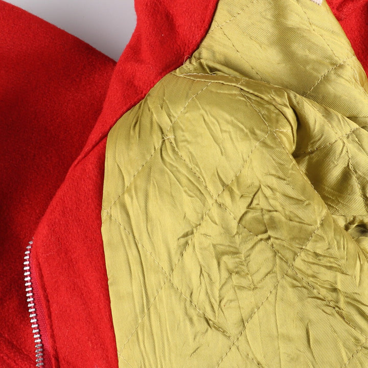 70'S UNION EMBLEM Collared Wool Stadium Jacket Award Jacket Varsity Jacket Men's S Vintage /evb004243