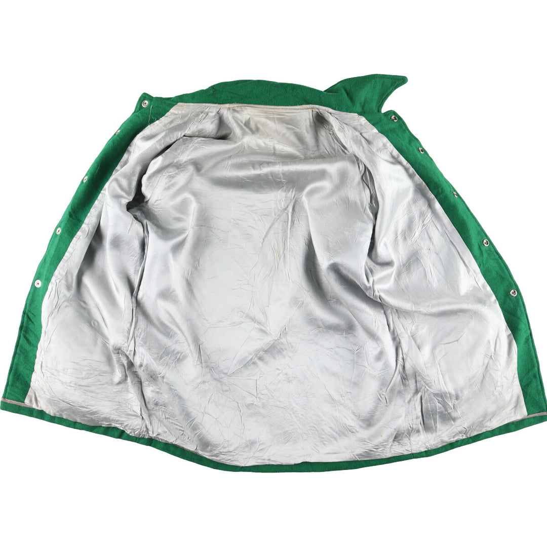 80'S UNKNOWN Collared Wool Stadium Jacket Award Jacket Varsity Jacket Men's M Vintage /evb004246