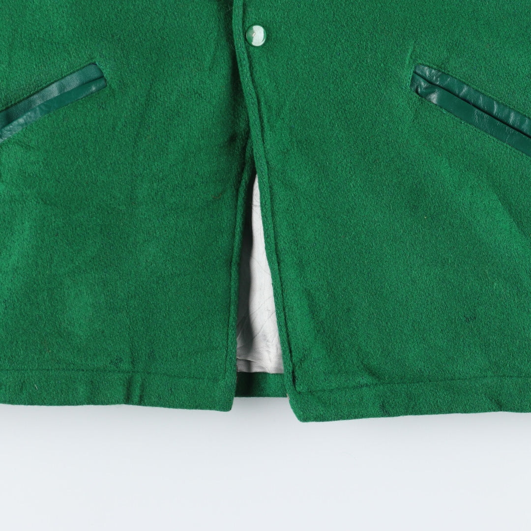 80'S UNKNOWN Collared Wool Stadium Jacket Award Jacket Varsity Jacket Men's M Vintage /evb004246