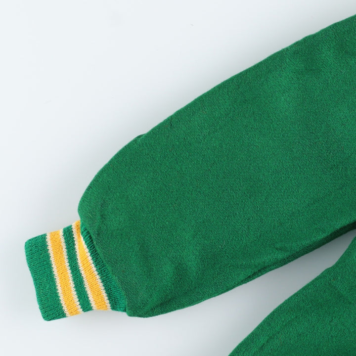 80'S UNKNOWN Collared Wool Stadium Jacket Award Jacket Varsity Jacket Men's M Vintage /evb004246