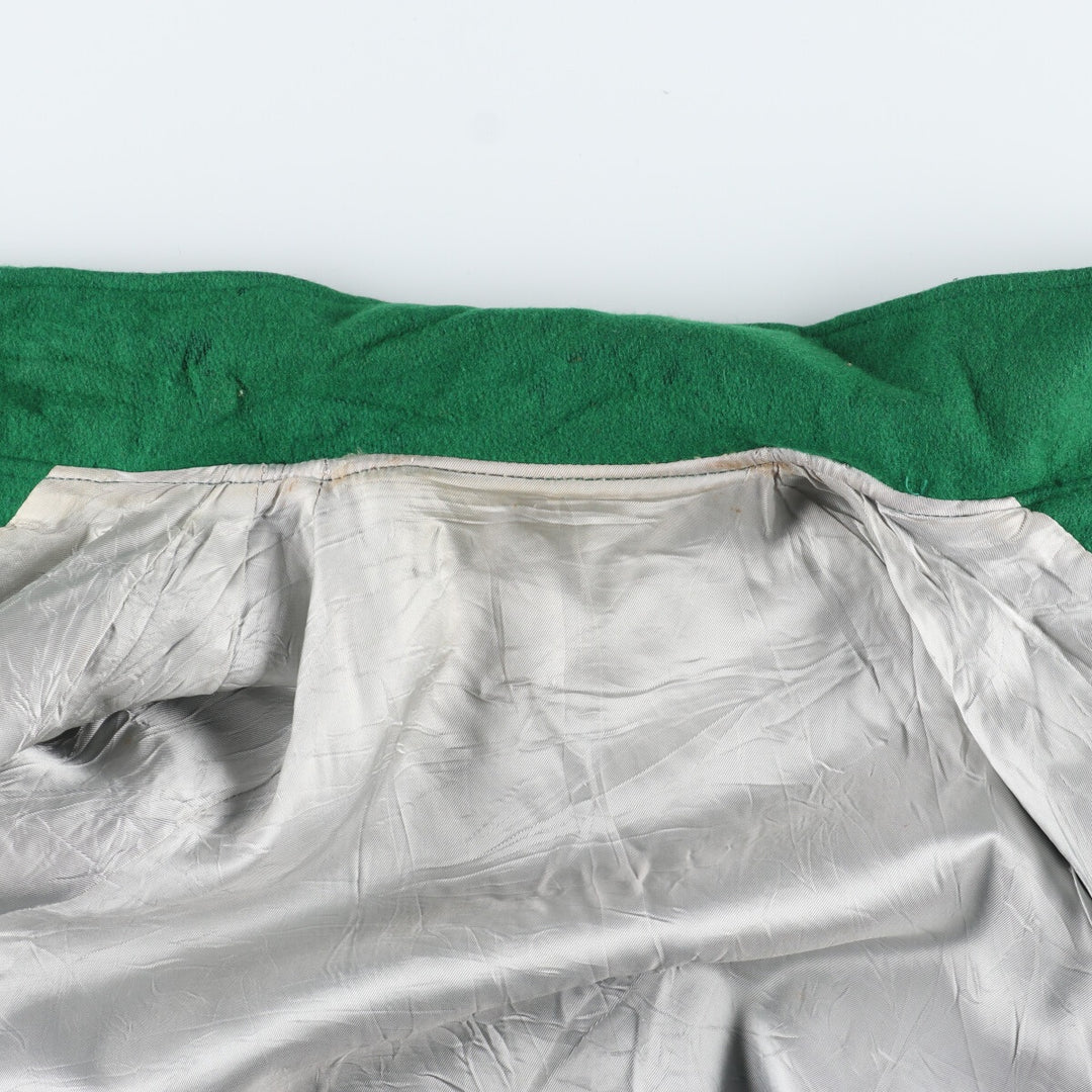 80'S UNKNOWN Collared Wool Stadium Jacket Award Jacket Varsity Jacket Men's M Vintage /evb004246