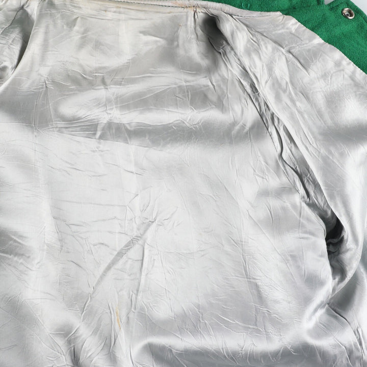 80'S UNKNOWN Collared Wool Stadium Jacket Award Jacket Varsity Jacket Men's M Vintage /evb004246