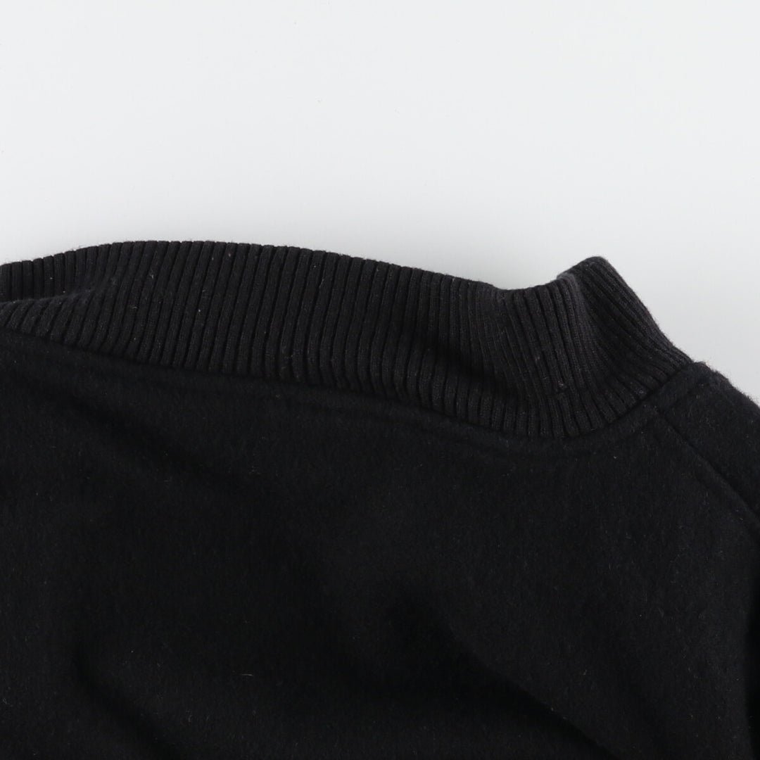 LUNA PIER Leather Sleeve Wool Stadium Jacket Award Jacket Varsity Jacket Men's XXL /evb004254