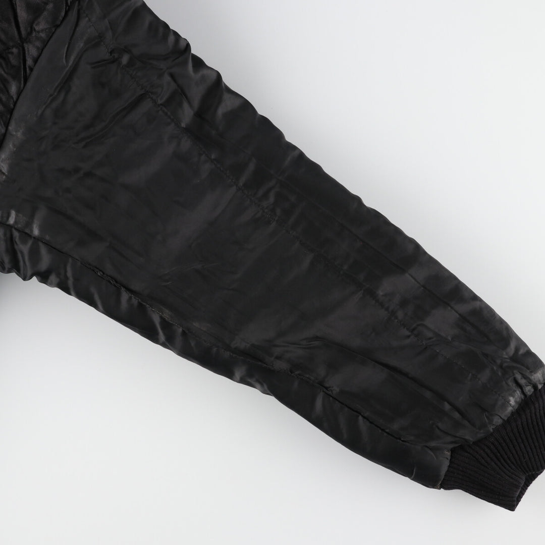 LUNA PIER Leather Sleeve Wool Stadium Jacket Award Jacket Varsity Jacket Men's XXL /evb004254