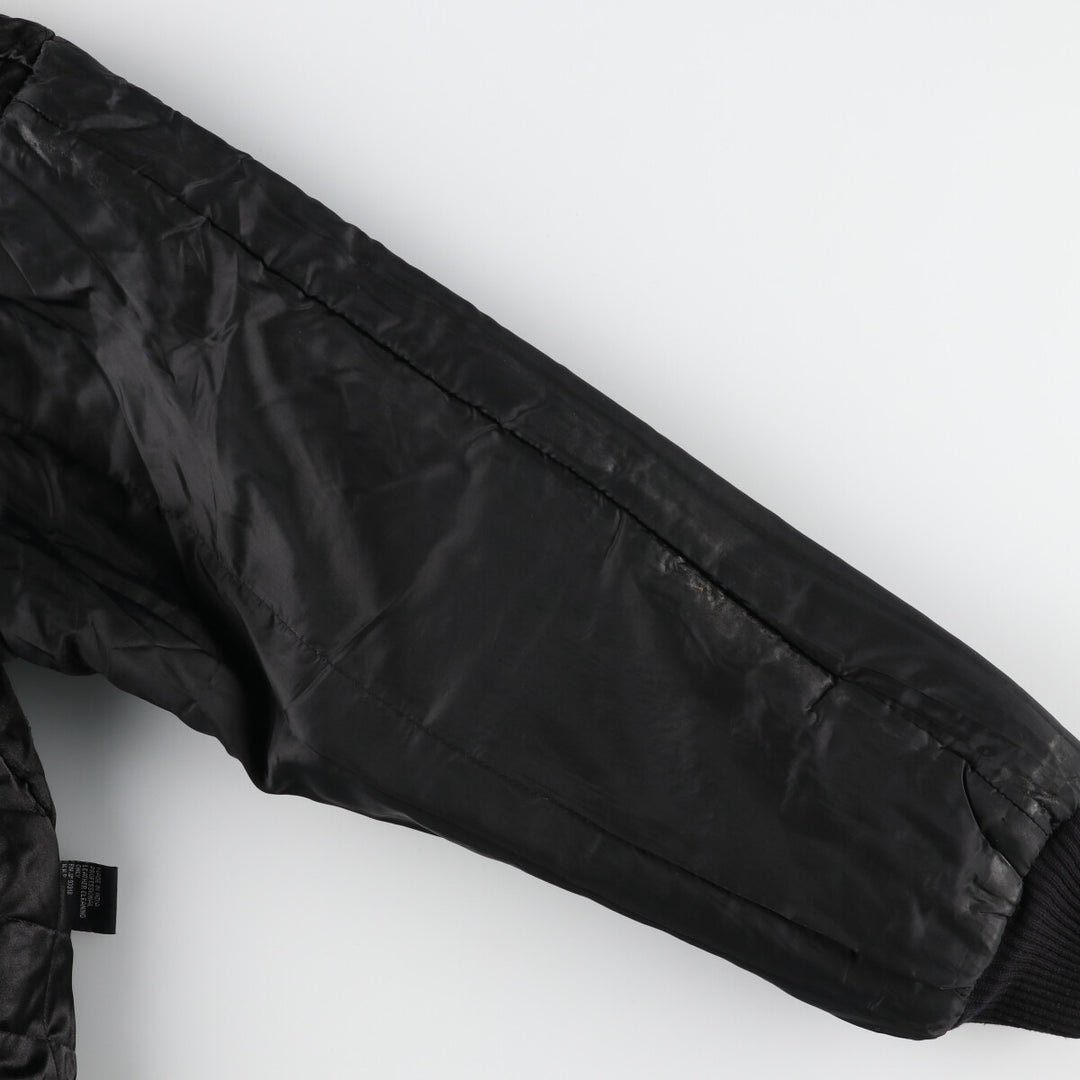 LUNA PIER Leather Sleeve Wool Stadium Jacket Award Jacket Varsity Jacket Men's XXL /evb004254