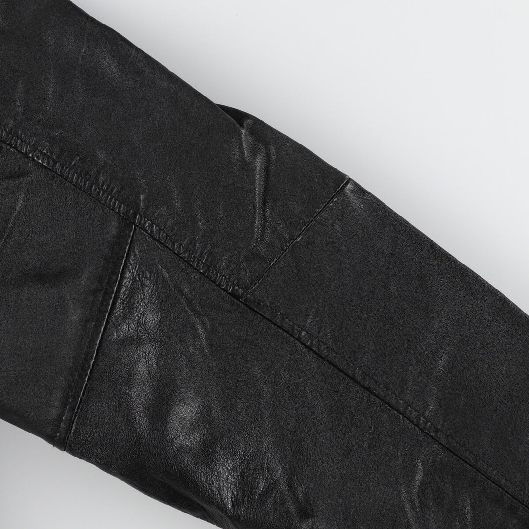 River's End Back Embroidery Leather Sleeve Wool Stadium Jacket Award Jacket Varsity Jacket Men's L /evb004255