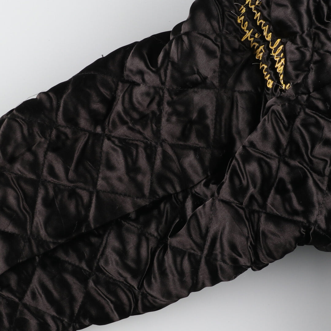 River's End Back Embroidery Leather Sleeve Wool Stadium Jacket Award Jacket Varsity Jacket Men's L /evb004255