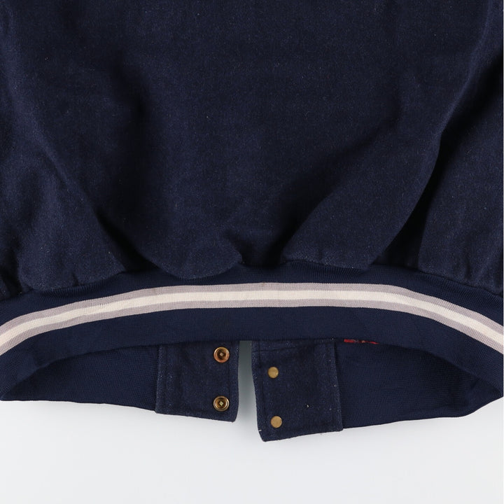 90s~ SHAIN Leather Sleeve Wool Varsity Jacket Award Jacket Varsity Jacket Made in Canada Men's XL Vintage /evb004259