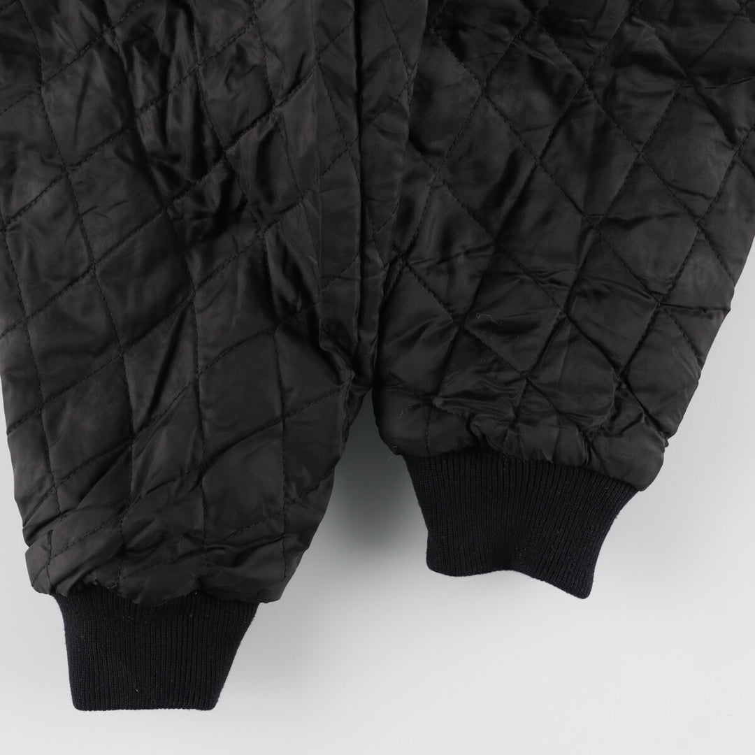 90'S Michael Hoban Stars and Stripes Leather Blouson Type Men's XL Vintage /evb004264