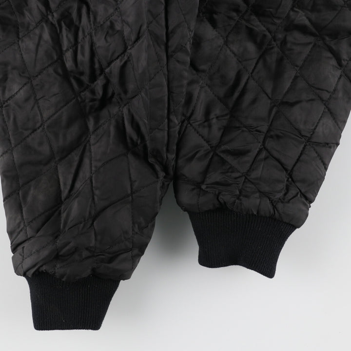 90'S Michael Hoban Stars and Stripes Leather Blouson Type Men's XL Vintage /evb004264