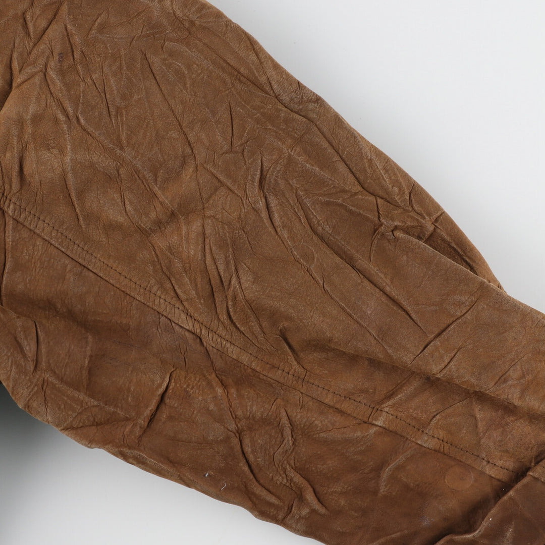 ~90'S CASINO NIAGARA Sleeve Leather Wool Stadium Jacket Award Jacket Varsity Jacket Men's XXL Vintage /evb004300