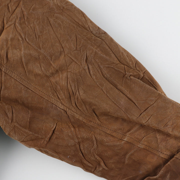 ~90'S CASINO NIAGARA Sleeve Leather Wool Stadium Jacket Award Jacket Varsity Jacket Men's XXL Vintage /evb004300