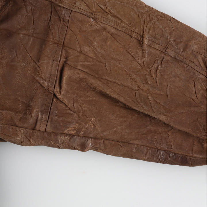 ~90'S CASINO NIAGARA Sleeve Leather Wool Stadium Jacket Award Jacket Varsity Jacket Men's XXL Vintage /evb004300