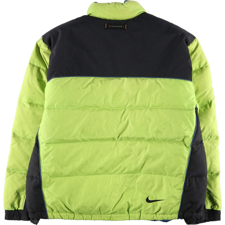 90'S Nike ACG THERMAL LAYER 2 Neon Color Down Jacket Men's L Vintage /evb004306