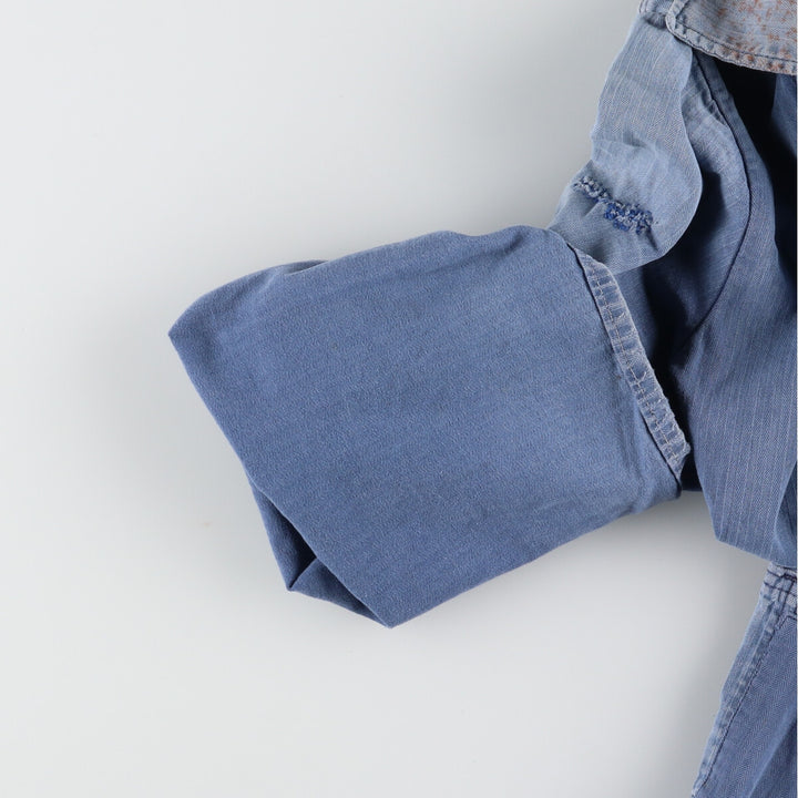 HBT Herringbone Twill Euro Work Jacket Men's L Vintage /evb004359