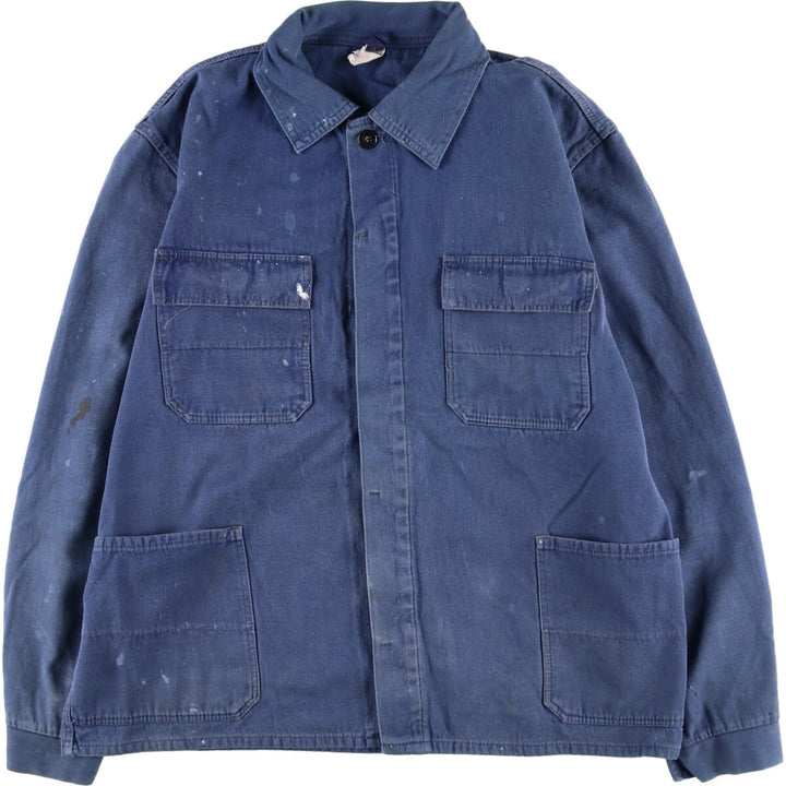 70s~ Euro Work Jacket Men's M Vintage /evb004360