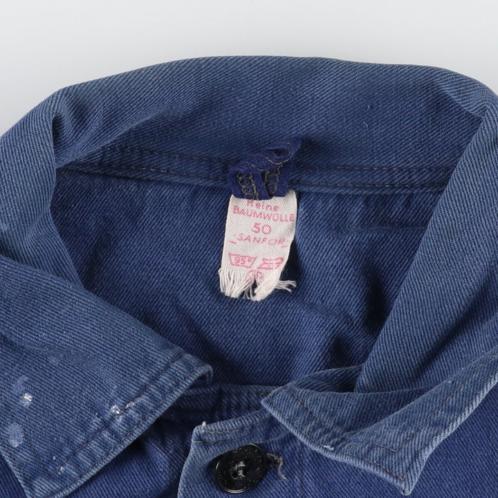 70s~ Euro Work Jacket Men's M Vintage /evb004360