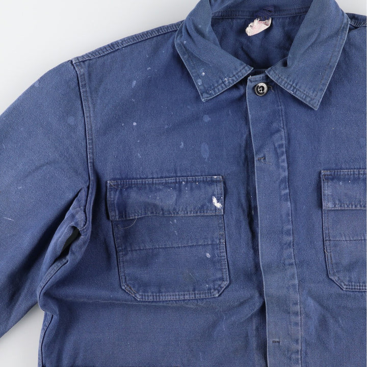 70s~ Euro Work Jacket Men's M Vintage /evb004360