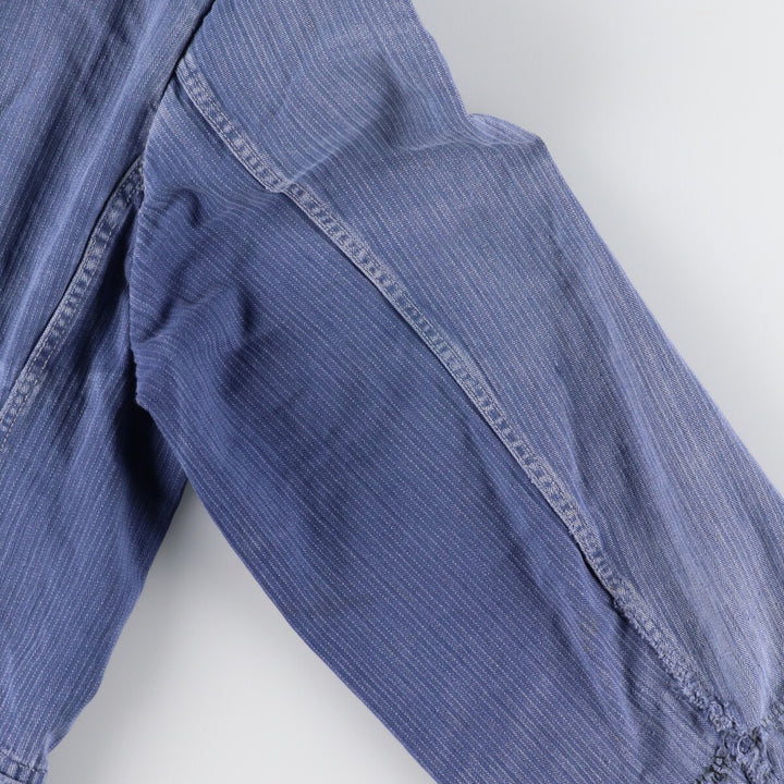 HBT Herringbone Twill Euro Work Jacket Men's L Vintage /evb004370