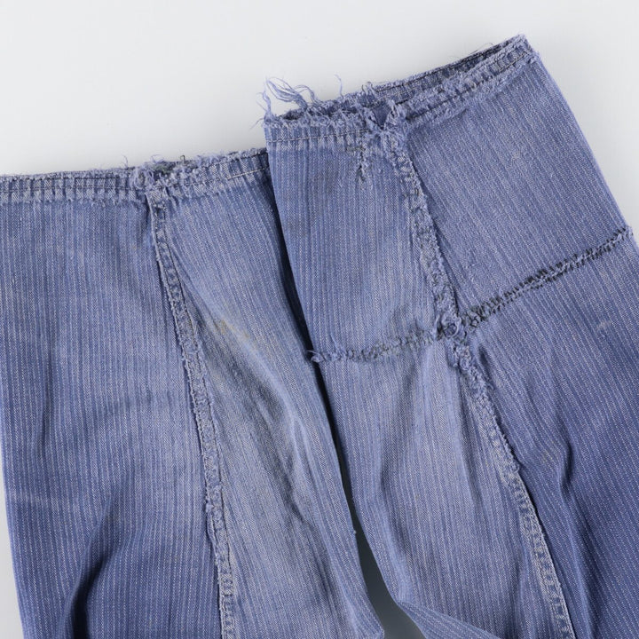 HBT Herringbone Twill Euro Work Jacket Men's L Vintage /evb004370