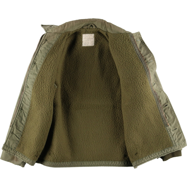 Authentic US military USNAVY A-2 deck jacket, military field jacket, made in USA, men's M, vintage /evb004372