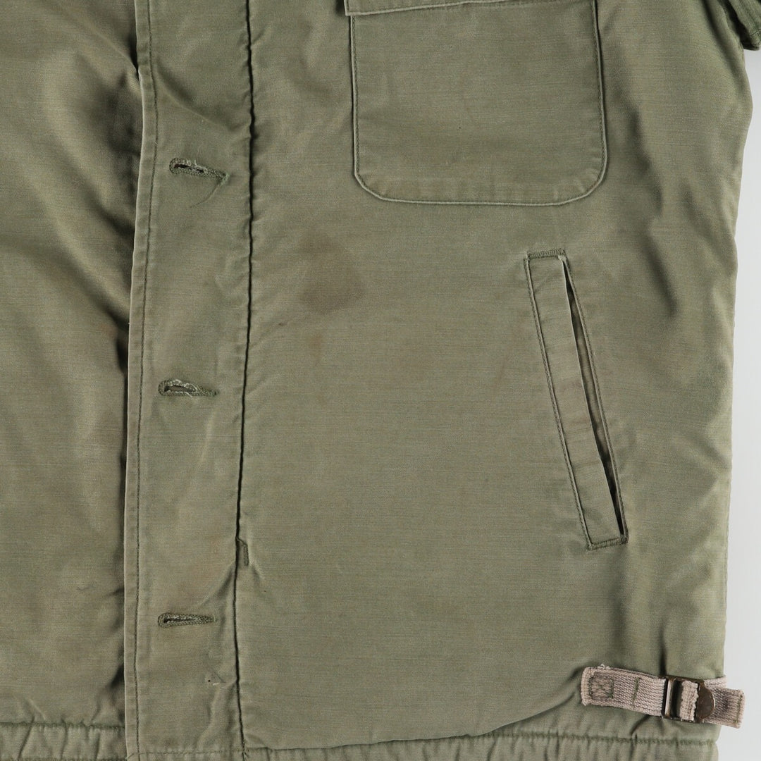 Authentic US military USNAVY A-2 deck jacket, military field jacket, made in USA, men's M, vintage /evb004372