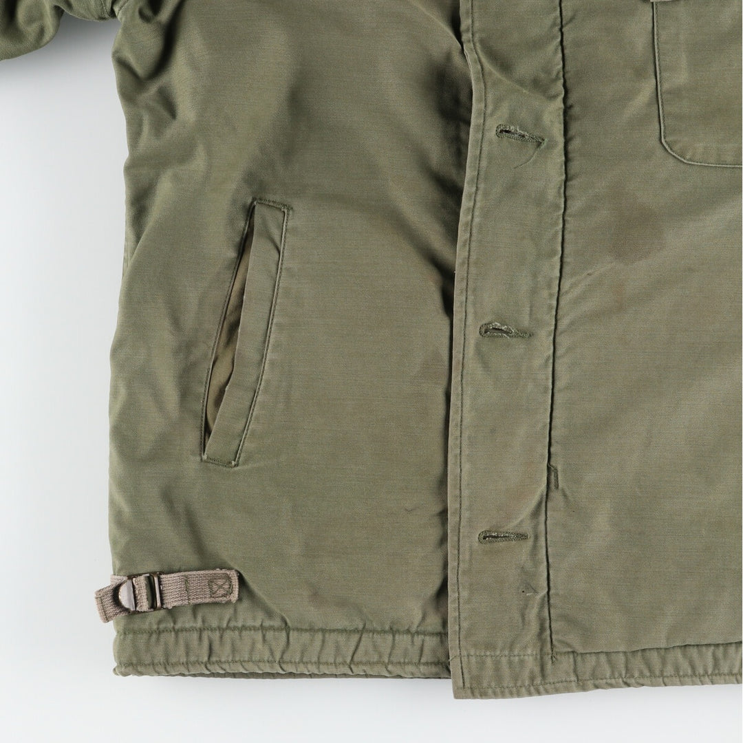 Authentic US military USNAVY A-2 deck jacket, military field jacket, made in USA, men's M, vintage /evb004372