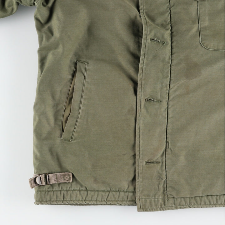 Authentic US military USNAVY A-2 deck jacket, military field jacket, made in USA, men's M, vintage /evb004372