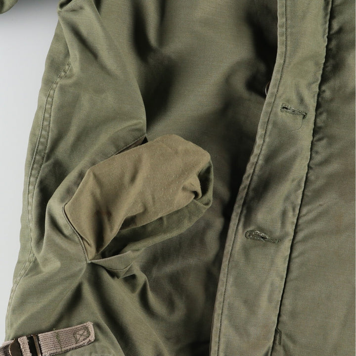 Authentic US military USNAVY A-2 deck jacket, military field jacket, made in USA, men's M, vintage /evb004372