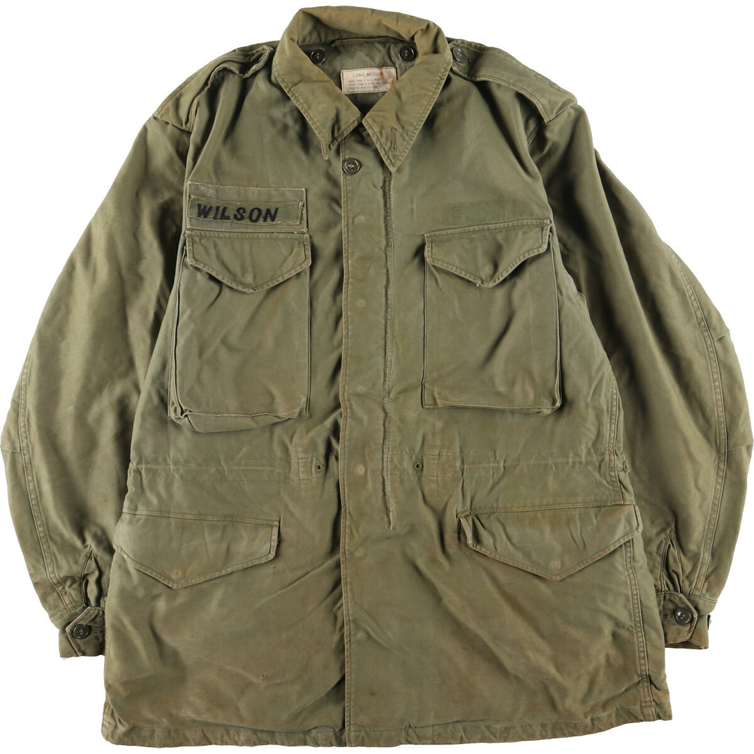 1950'S US Military M-51 Military Field Jacket Men's XL Vintage /evb004392