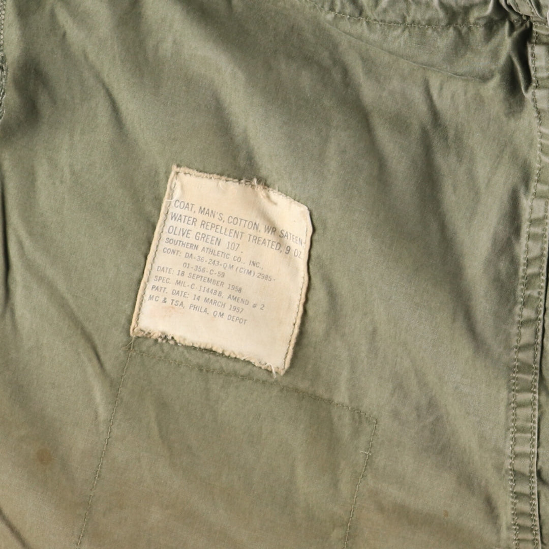 1950'S US Military M-51 Military Field Jacket Men's XL Vintage /evb004392