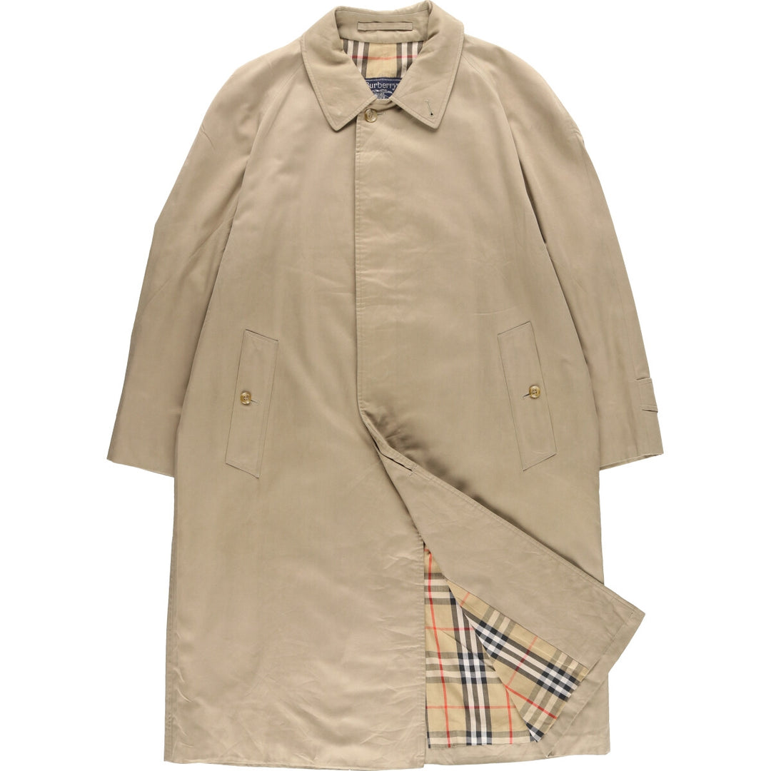 80'S Burberry Balmacaan Coat, Made in England, Men's XL, Vintage /evb004448