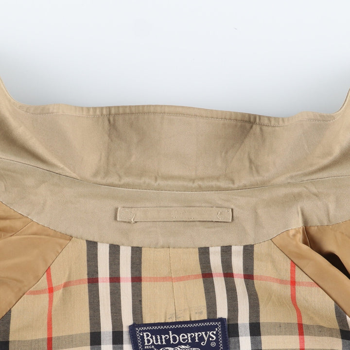 80'S Burberry Balmacaan Coat, Made in England, Men's XL, Vintage /evb004448