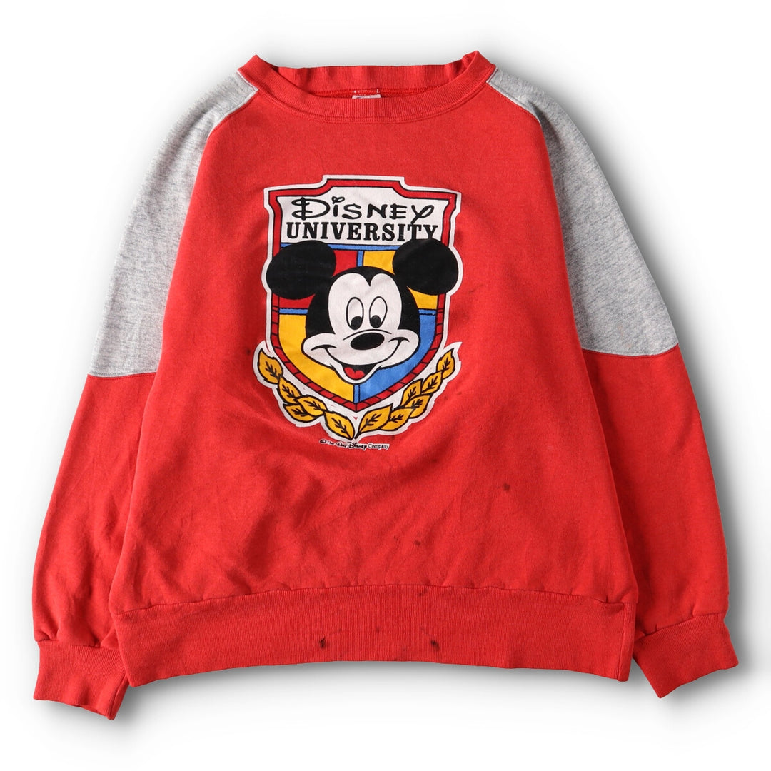 80'S Champion Tricot Tag Mickey Mouse Character Sweatshirt Trainer Made in USA Men's M Vintage /evb004493