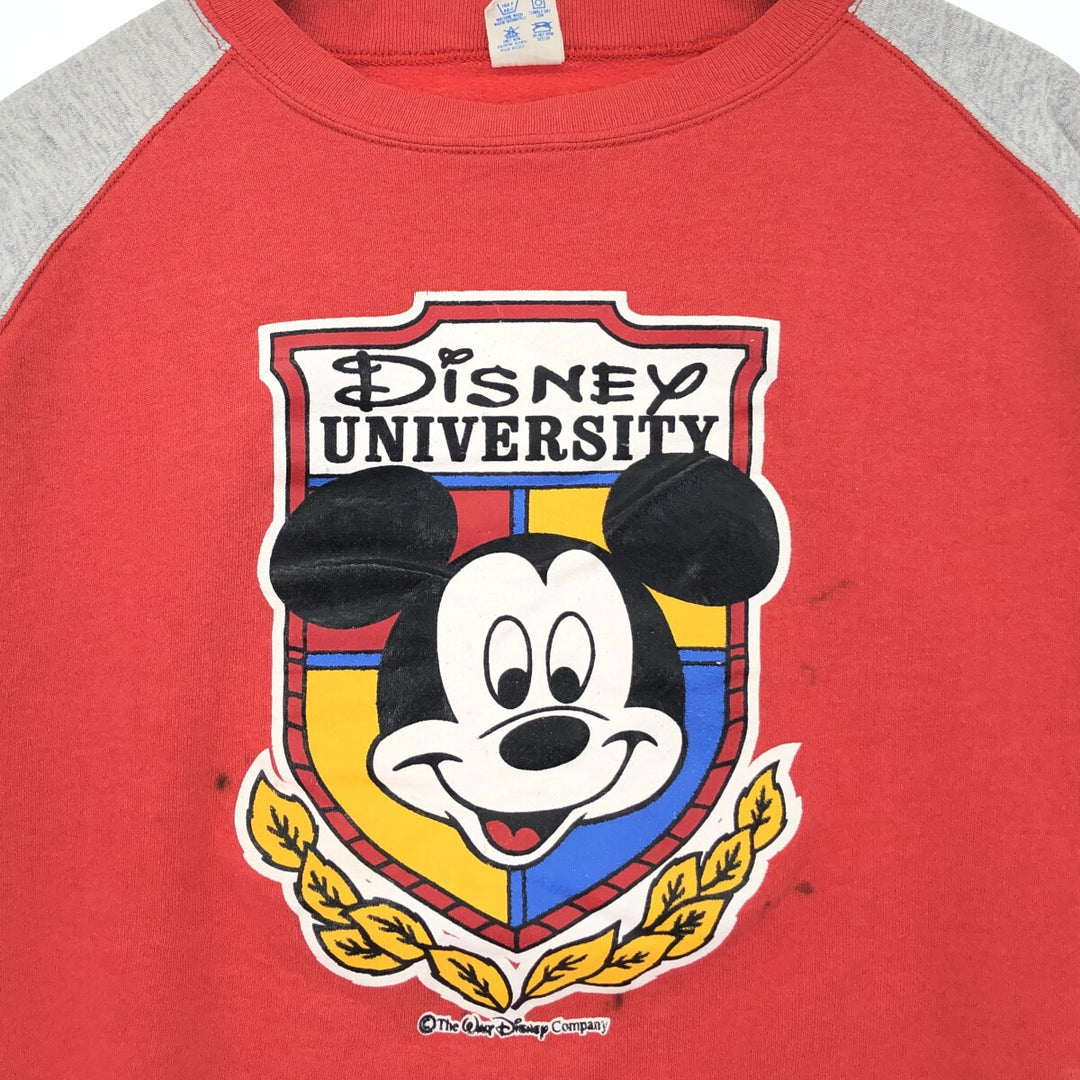 80'S Champion Tricot Tag Mickey Mouse Character Sweatshirt Trainer Made in USA Men's M Vintage /evb004493