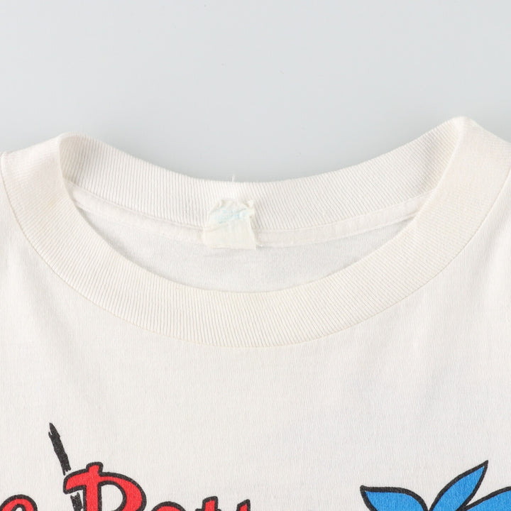 80'S BETTY BOOP TARZAN Double-sided Character Print T-Shirt Made in USA Men's L Vintage /evb004497