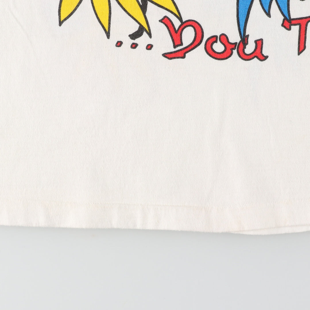 80'S BETTY BOOP TARZAN Double-sided Character Print T-Shirt Made in USA Men's L Vintage /evb004497